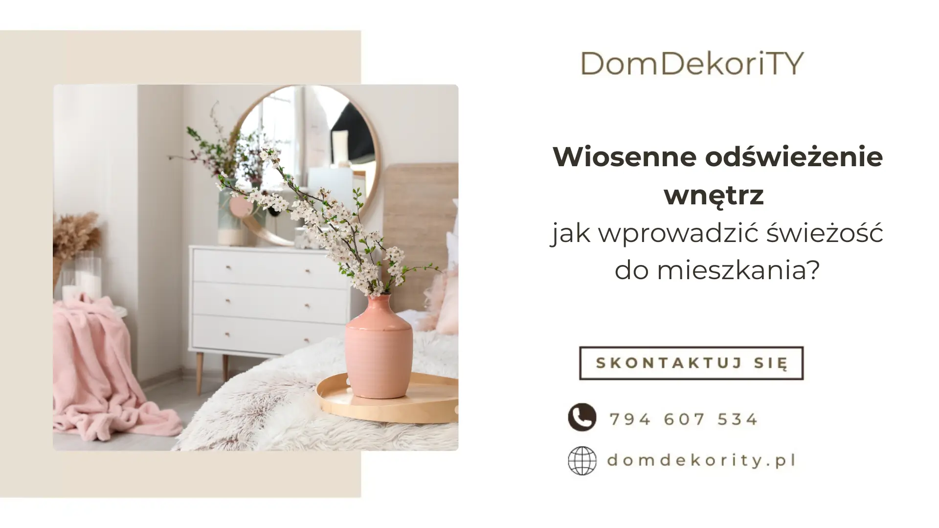 Wiosenne odświeżenie wnętrz
